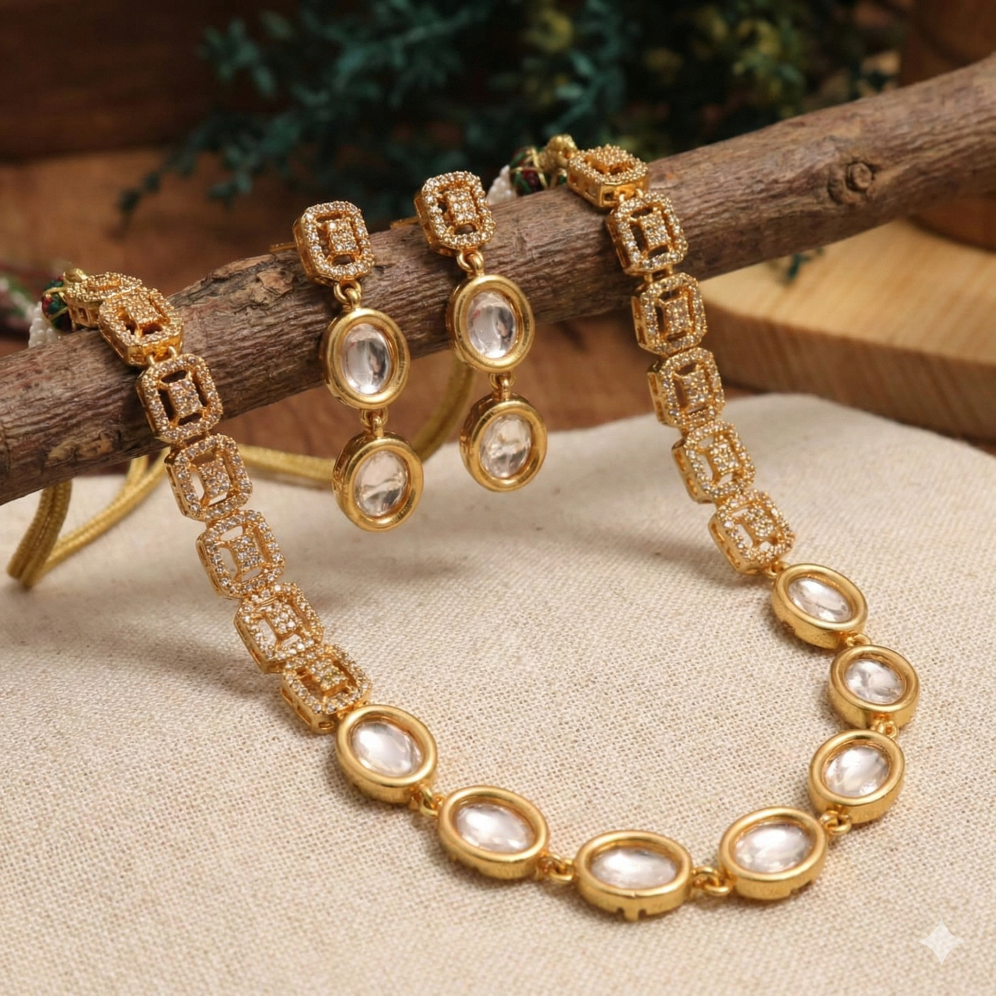 The Gilded Heritage Kundan Set