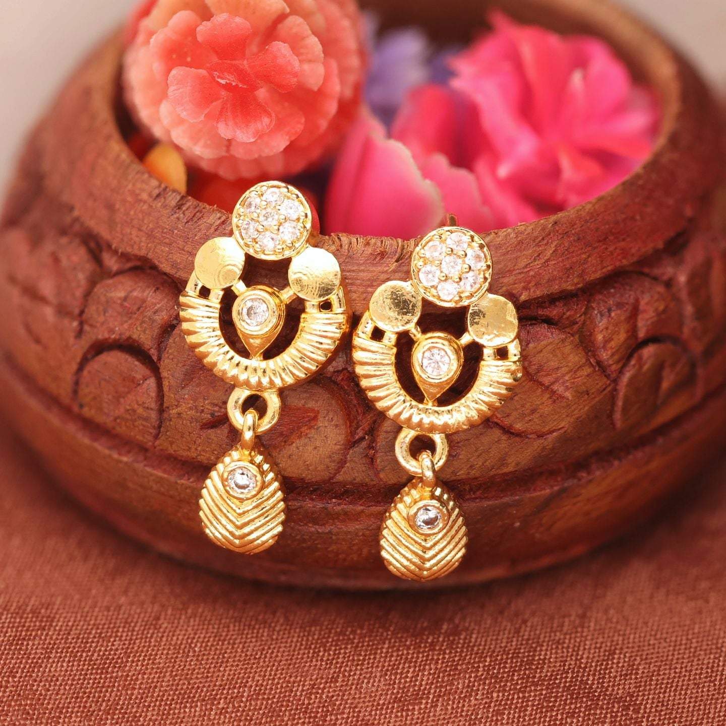 Gold plated Bali Earrings