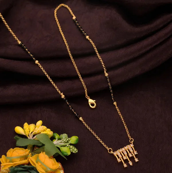 Eternal Bonds: Contemporary Diamond Mangalsutra