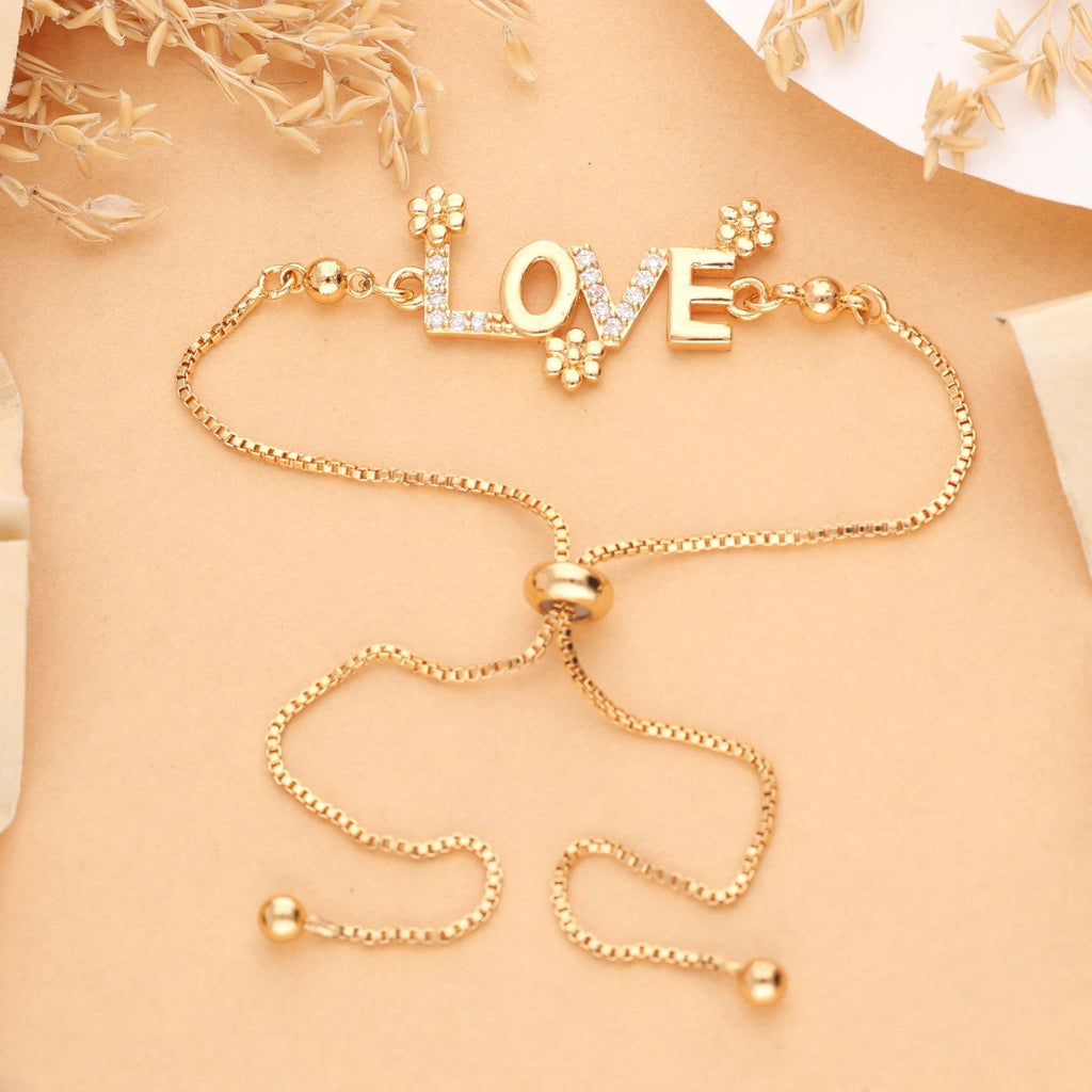 GOLD AD WOMENS BRACELET