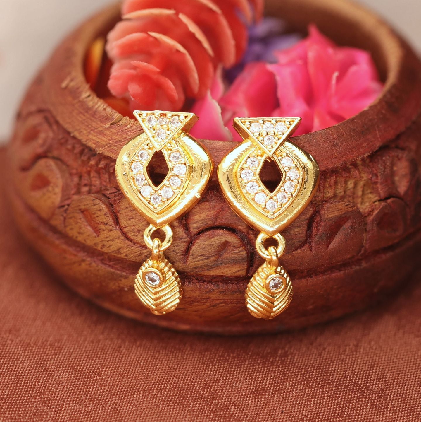Gold plated Bali Earrings