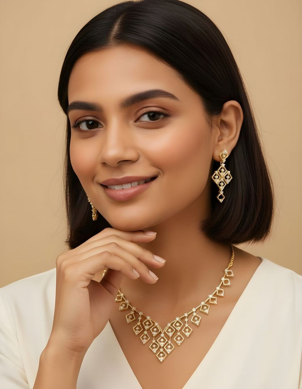 The Heritage Temple Collection: Antique Gold & Kemp Stone Set